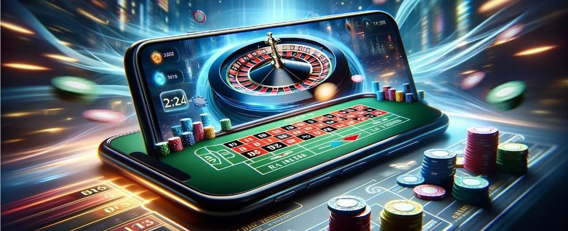 Abstract background representing secure online gaming portal